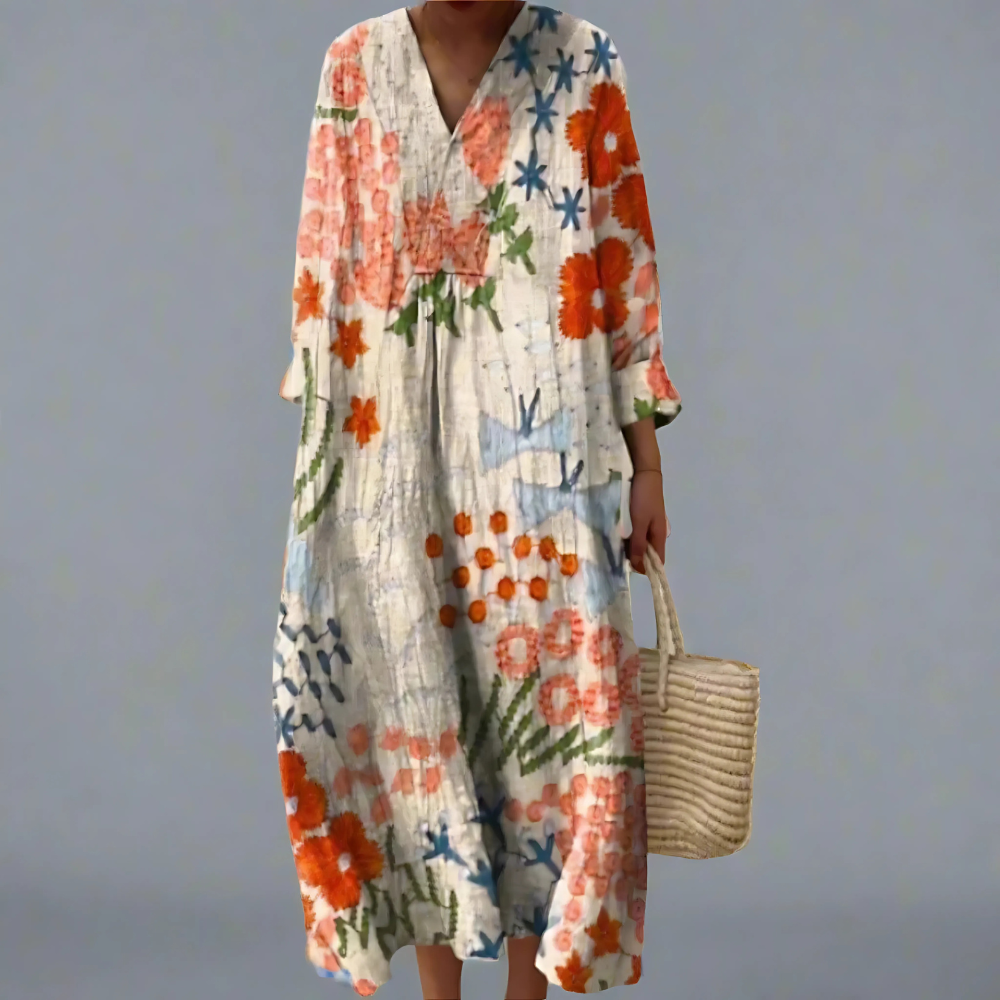 LIZA | ELEGANT RELAXED MIDI DRESS