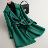 ISOBEL | ELEGANT COAT WITH COLLAR AND BELT