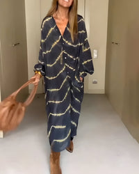 JAYA | RELAXED STRIPED MAXI DRESS