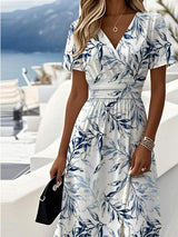 ELARAINE | FLORAL GARDEN MIDI DRESS