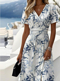 ELARAINE | FLORAL GARDEN MIDI DRESS