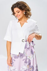 WISTERIA | LUXURY COTTON-SILK BLEND DRESS