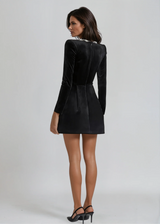 KYARA | ELEGANT VELVET MINI DRESS