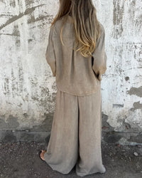 SUSANNAH | LINEN TWO-PIECE SET