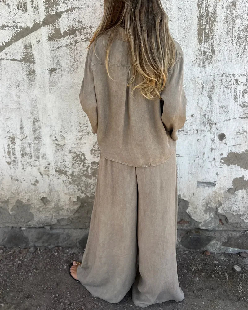 SUSANNAH | LINEN TWO-PIECE SET