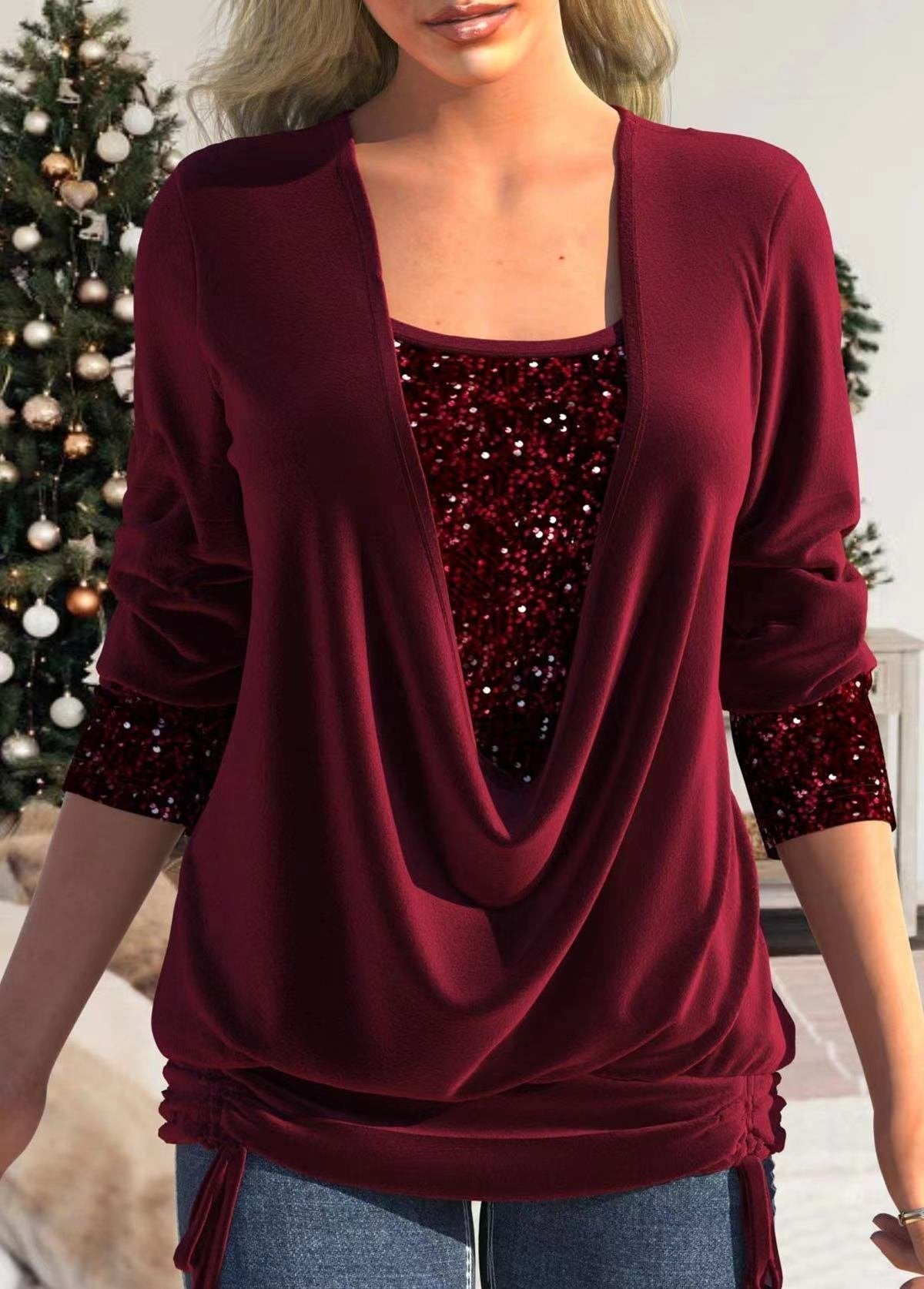 EIRA | ELEGANT SPARKLE BLOUSE