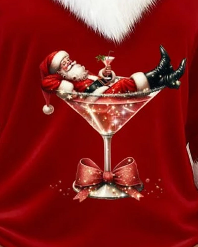 BLOSSOM | COSY CHRISTMAS PRINT TOP