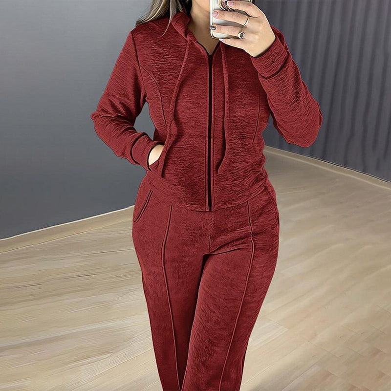 HARRIETTA | COSY HOODED ZIP TRACKSUIT