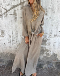 SUSANNAH | LINEN TWO-PIECE SET