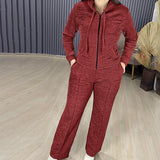 HARRIETTA | COSY HOODED ZIP TRACKSUIT