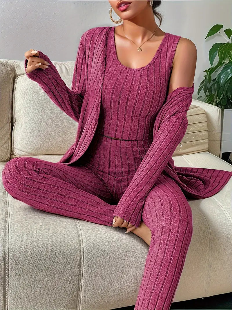 WENDOLYN | KNITTED THREE-PIECE SET