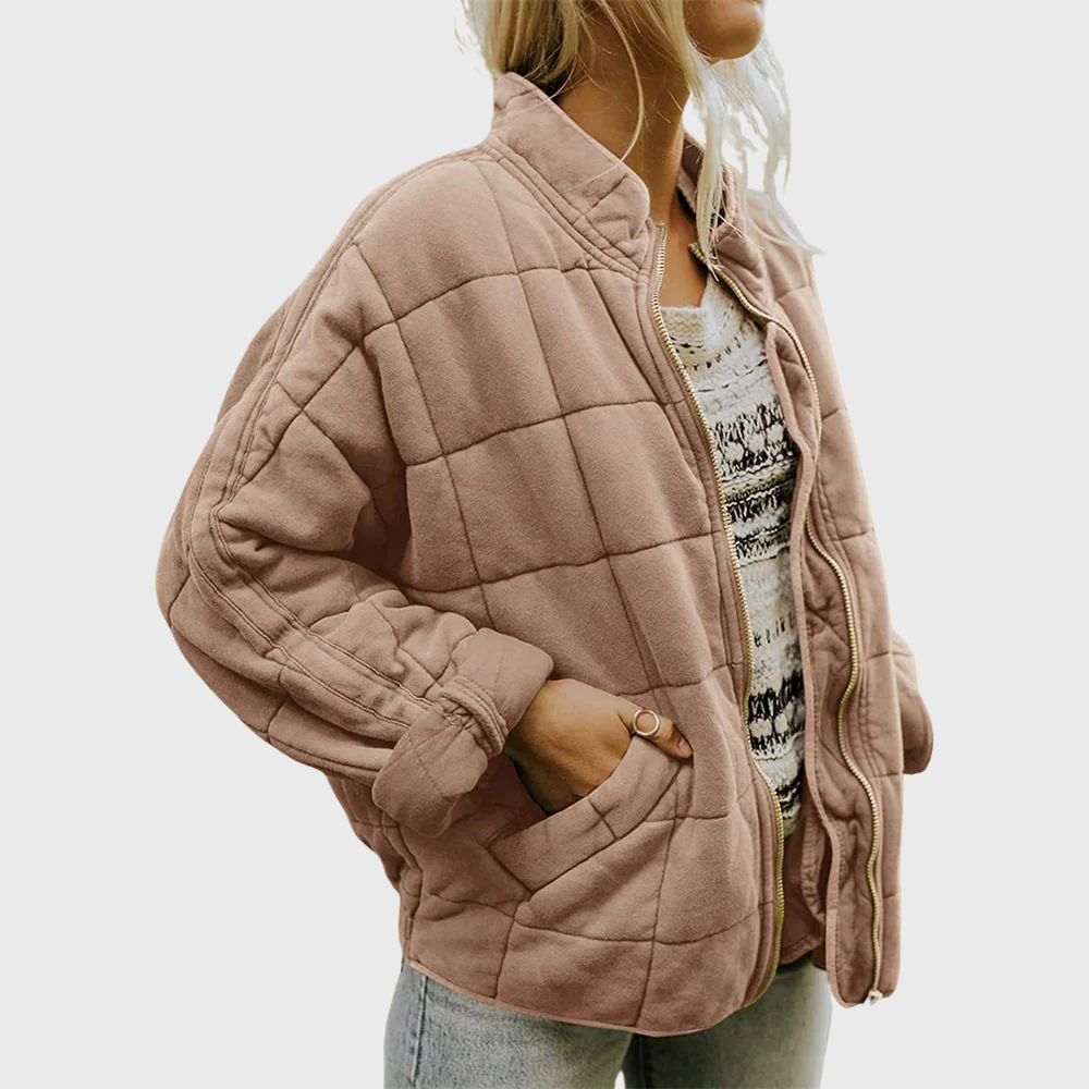 HERMIONE | ELEGANT QUILTED COAT