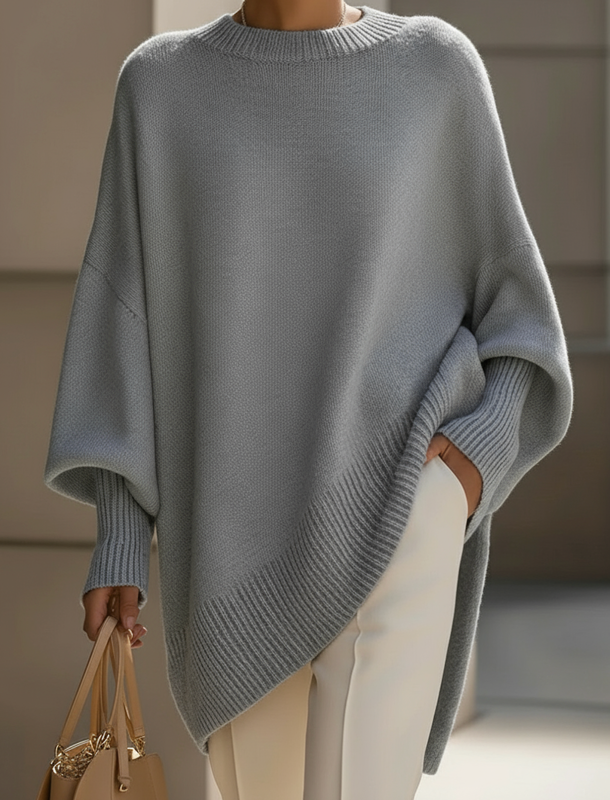 ANORA | CLASSIC LONG KNITTED JUMPER