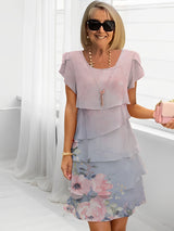 SASKIA | MULTI-FLORAL PRINT TUNIC DRESS