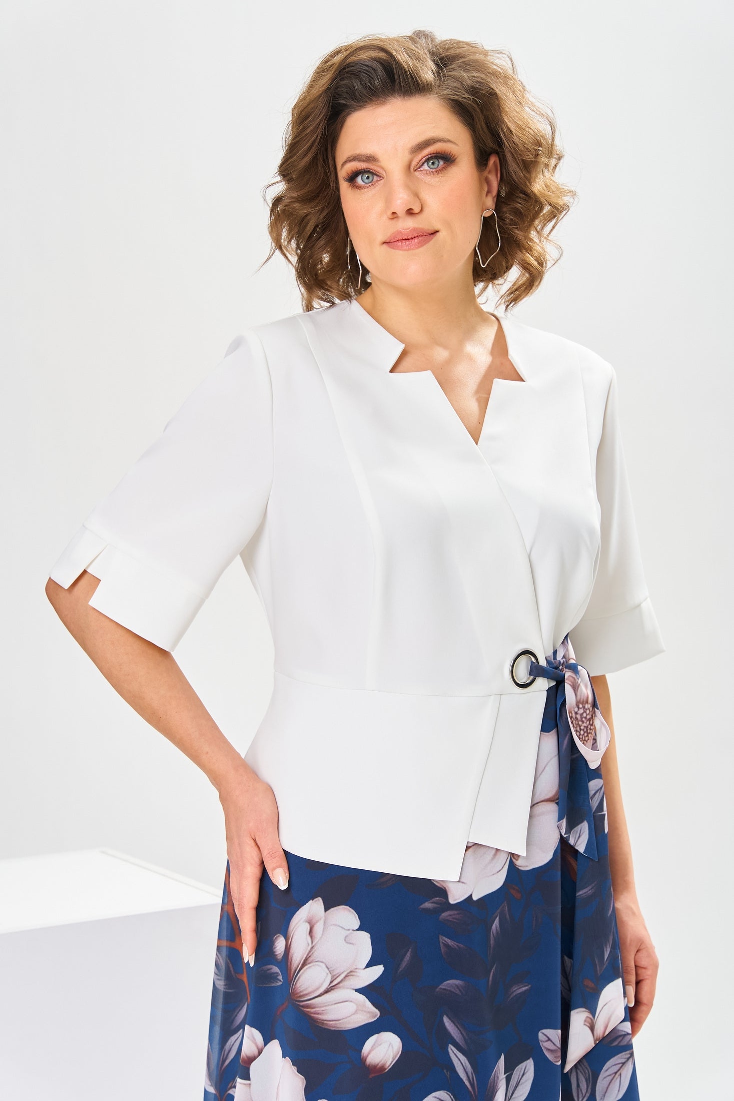 WISTERIA | LUXURY COTTON-SILK BLEND DRESS