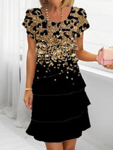 SASKIA | MULTI-FLORAL PRINT TUNIC DRESS