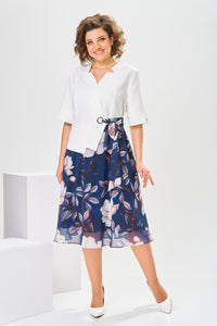 WISTERIA | LUXURY COTTON-SILK BLEND DRESS