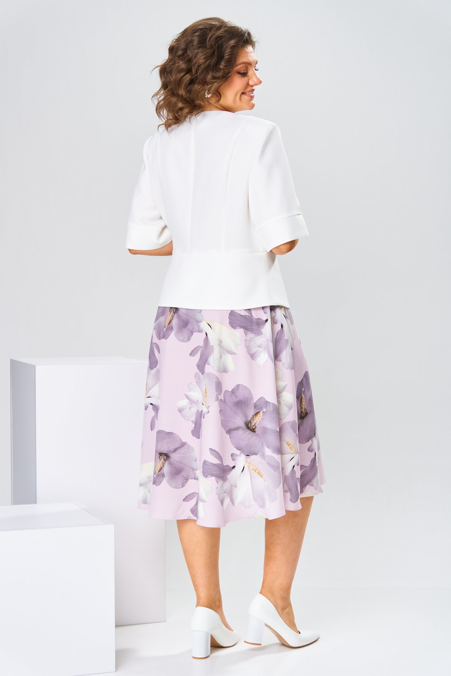 WISTERIA | LUXURY COTTON-SILK BLEND DRESS