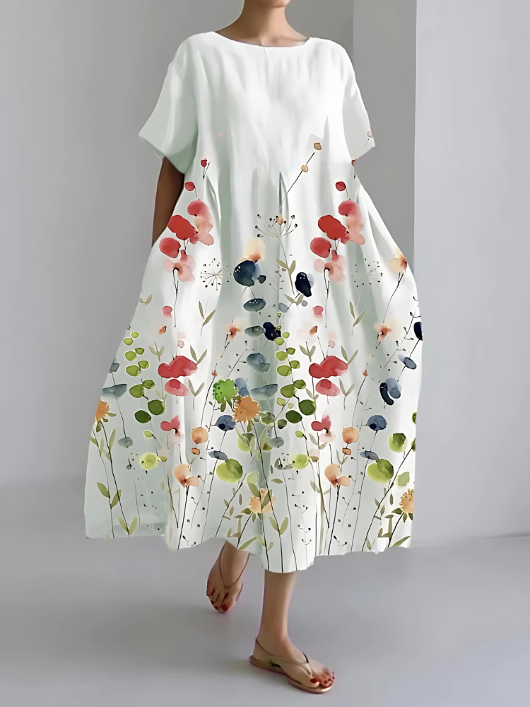 WALLIS | FLOWY FLORAL MIDI DRESS