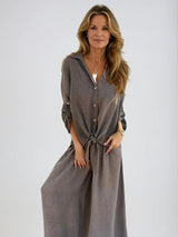 SUSANNAH | LINEN TWO-PIECE SET