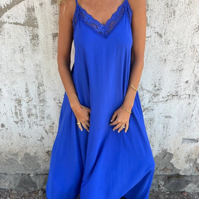 ROSAMUND | CLASSIC V-NECK MAXI DRESS